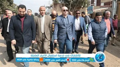 محافظ بني سويف يتفقد مشروعات حياة كريمة في قرية دلاص بمركز ناصر