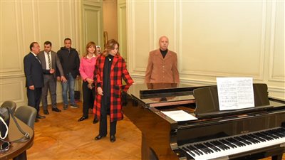 وزيرة الثقافة ومحافظ الإسكندرية يطلقان إشارة البدء لأعمال تطوير المرحلة الأولى لمقر أكاديمية الفنون