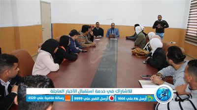 رئيس جامعة طيبة التكنولوجية يبحث خطة عمل اتحاد الطلاب للفصل الدراسي الثاني