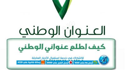 كيفية معرفة العنوان الوطني برقم الهوية 1444 address.gov.sa