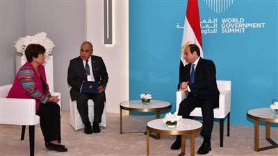 أبرز ما جاء في لقاء السيسي مع المدير العام لصندوق النقد الدولي