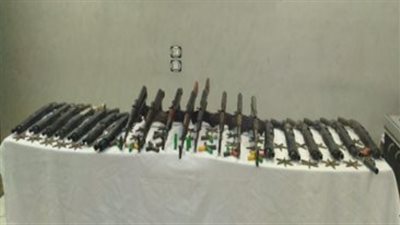 حملة أمنية بأسيوط تضبط حائزي الأسلحة النارية غير المرخصة وتجار المخدرت