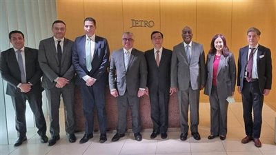 وفد اقتصادية قناة السويس يبحث التعاون مع جيترو اليابانية 