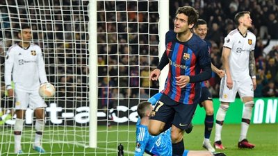 هدف برشلونة اليوم أمام مانشستر يونايتد في الدوري الأوروبي