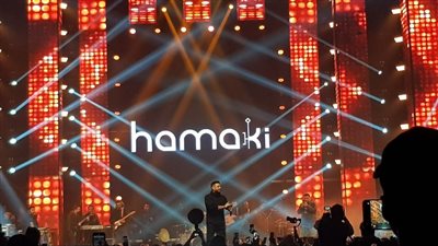 محمد حماقي يحيي أقوي حفلات مدينة الجلالة وإضاءة عالمية لطارق صبري 