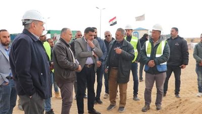 رئيس جهاز مدينة السادات الجديد يجري جولة تفقدية موسعة بالمشروعات المختلفة بالمدينة