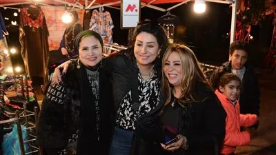 بالصور.. وفاء عامر تدعم ”حدوتة مصرية” بحضور زوجات السفراء ومشاهير المجتمع (صور)