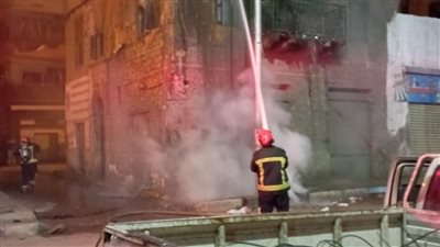 الحماية المدنية تسيطرة على حريق شقة بعقار في اللبان بالإسكندرية 