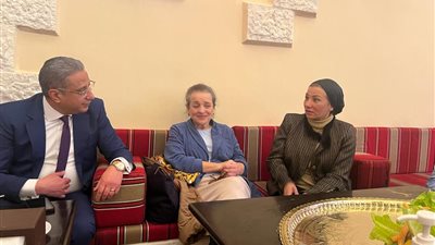 وزيرة البيئة تلتقى بصاحبة السمو الملكى الأميرة عالية بنت حسين