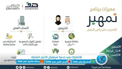 طريقة التقديم على برنامج تمهير طاقات 1444 على بوابة الوطنية للعمل طاقات taqat.sa