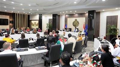  تكريم ممثلي وفود الدول المشاركة في مهرجان أسوان الدولي العاشر للثقافة والفنون