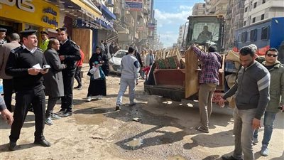 تفاصيل حملة مكبرة لإزالة الإشغالات بشوارع المنصورة