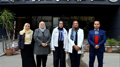 قطاع خدمة المجتمع بعين شمس فى زيارة لمستشفى الشهيد أحمد شوقى لطب المسنين