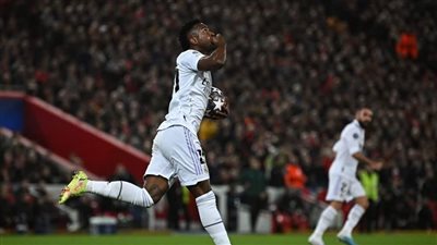هدف فينيسيوس اليوم أمام ريال مدريد في دوري أبطال أوروبا