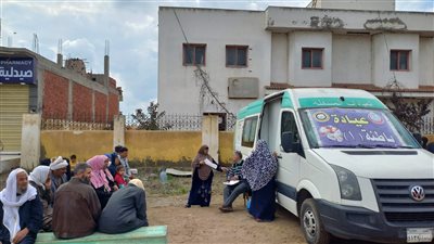 الكشف على 1785 مريضًا في قافلة علاجية ببلقاس 