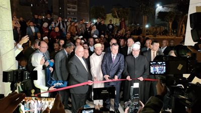 بعد إغلاقه لفترة طويلة.. افتتاح جامع الحاكم بأمر الله في شارع المعز أمام الزيارة 