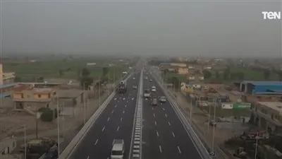 شاهد.. بدء التشغيل التجريبي لكوبري كفر الدوار بطريق القاهرة/الإسكندرية الزراعي