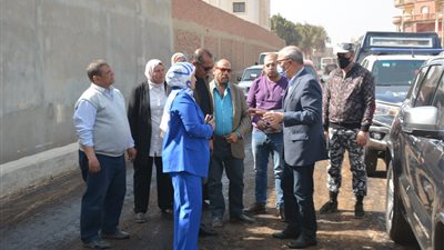 محافظ القليوبية يتفقد أعمال رصف وتطوير طريق أبو الغيط وأعمال رصف محور الباسوسية 