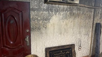 النيران لم تلتهم القرآن.. نجاة أسرة من حريق هائل ببورسعيد