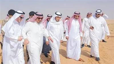 أمير القصيم يطلع على مشروع شركة المياه الوطنية لاستزراع مليون شجرة في واحة بريدة