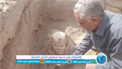 وزير الآثار: اكتشفنا تمثال أبو الهول بدندرة داخل حوض لتخزين المياه