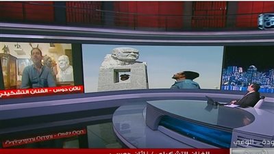 مصمم تمثال مجدي يعقوب بأسوان: التمثال استغرق 22 يوم..ومصنوع من الجرانيت الأحمر