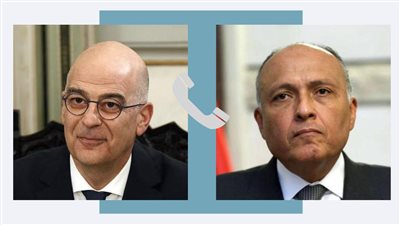 وزير الخارجية يبحث مع نظيره اليوناني العلاقات الاستراتيجية بين البلدين