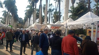 بالصور.. إقبال كبير من المواطنين على معرض 