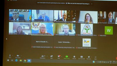 جامعة المنصورة تشارك فى إطلاق الملتقى التوظيفى الافتراضي الرابع بالجامعة الأمريكية