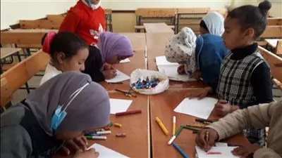 قافلة الثقافة للجميع تصل لأطفال مدارس مدينة الحسنة بشمال سيناء