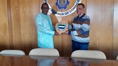 تفاصيل لقاء رئيس الغرفة التجارية بأسوان بسفير سيراليون