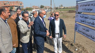 محافظ القليوبية يدشن أعمال إنشاء المحطة الوسيطة بالقناطر الخيرية