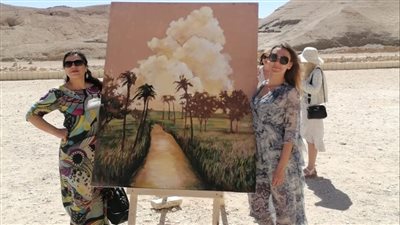 معبد حتشبسوت يستضيف معرض الملكة احتفالًا بمنتدى المرأة العالمي للفنون