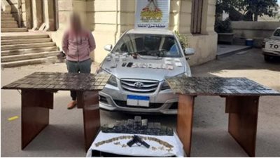 الداخلية تضبط شحنة مخدرات بـ 2 مليون جنيه في الدقهلية
