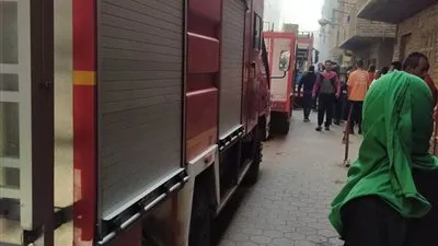 حريق داخل عقار سكني في إمبابة 