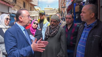 محافظ الإسكندرية يطلق إشارة البدء لتطوير ورفع كفاءة شارع النبي دانيال بتكلفة 103 ملايين جنيه