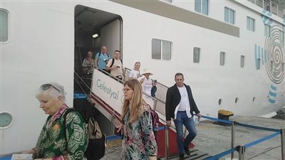 ميناء بورسعيد السياحي يستقبل السفينة كريستال السماوية واليخت 