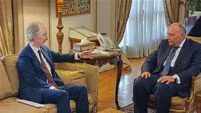 تفاصيل لقاء. وزير الخارجية مع مبعوث الأمم المتحدة الخاص إلى سوريا