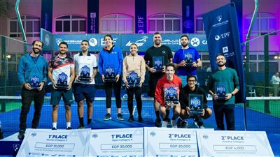 ختام بطولة Padel stars على ملاعب وادى دجلة المعادي
