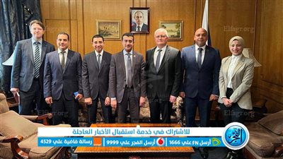 وفد تنسيقية شباب الأحزاب يلتقي السفير الروسي بالقاهرة