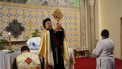 بطريرك الأقباط الكاثوليك يختتم رياضة الصوم الأربعيني المقدس بكاتدرائية القيامة بالإسكندرية