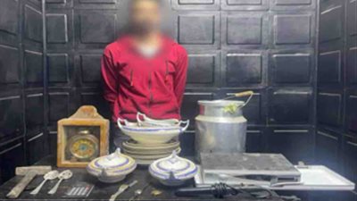 كشف لغز سرقة شقة سكنية بعابدين