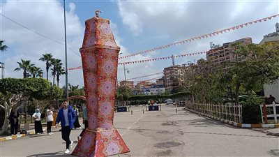 فوانيس رمضان تزين القرية الأوليمبية بجامعة المنصورة (صور)
