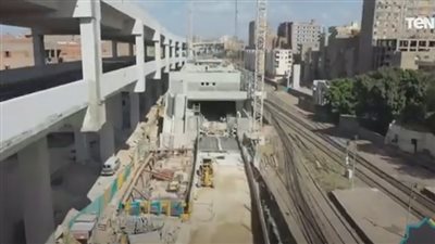 شاهد.. أحدث تصوير جوي لأعمال تنفيذ الجزء الثالث من المرحلة الثالثة للخط الثالث لمترو الأنفاق