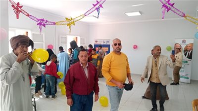  معرض ملابس وقوافل توعوية لأهالي أبومناع بدشنا بدعم التحالف الوطني