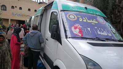 الكشف على 1706 مرضى فى قافلة علاجية بقرية كفر المحمدية مركز ميت غمر 