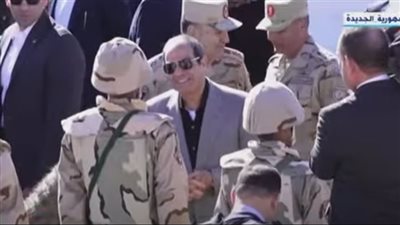 السيسي لـ مقاتلي الجيش الثاني والثالث الميداني: 