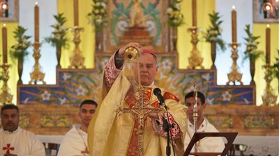 السفير البابوي بمصر يحتفل بعيد القديس يوحنا دي لاسال بالإسكندرية 