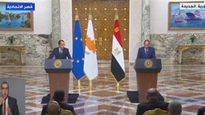 السيسي يكشف تفاصيل مباحثاته مع نظيره القبرصي بشأن القضية الليبية