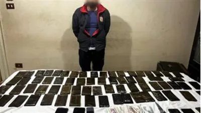 ضبط 7،500 كيلو حشيش بحوزة شخص فى بولاق الدكرور 